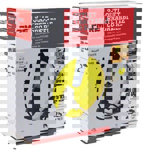 25FT 16/3 SJT YELL MTL RETRACT REEL